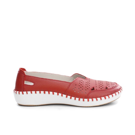 Bennicci Arabella Comfort Shoes in Red | Clearance